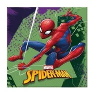 Tovaglioli in Carta Spiderman - 33x33 cm - 2 Veli (Multicolore Conf. 20)