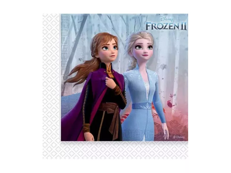 Tovaglioli in Carta Frozen II - 33x33 cm - 2 Veli (Multicolore Conf. 20) Tovaglioli in Carta Frozen II - 33x33 cm - 2 Veli (Multicolore Conf. 20)
