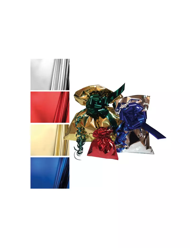 Busta Regalo Metal Lucido senza Patella Adesiva PNP - 20x35 cm - U-011ANNY20NN (Argento Conf. 50) Busta Regalo Metal Lucido senza Patella Adesiva PNP - 20x35 cm - U-011ANNY20NN (Argento Conf. 50)