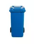 Bidone Carrellato per Raccolta Differenziata Mobil Plastic - 48x55x93 cm - 120 Litri - 1/120/5-BLB (Blu)