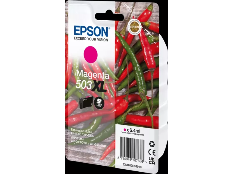 Cartuccia Originale Epson T09R340 503XL (Magenta XL 470 pagine)