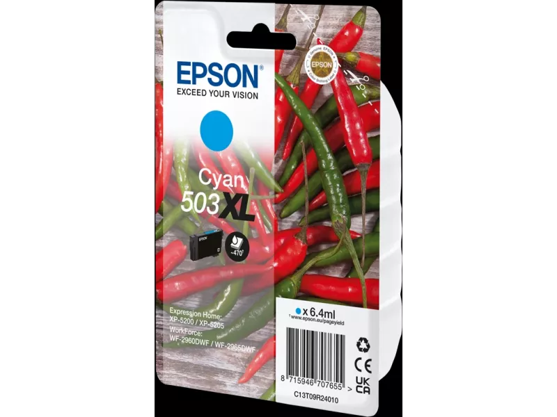 Cartuccia Originale Epson T09R240 503XL (Ciano XL 470 pagine)