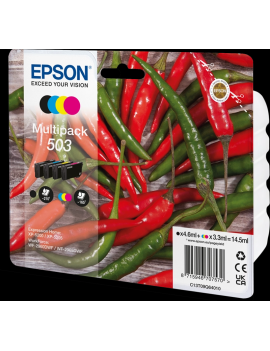 Multipack Cartucce Originali Epson T09Q640 503 (Nero e Colori Conf. 4)