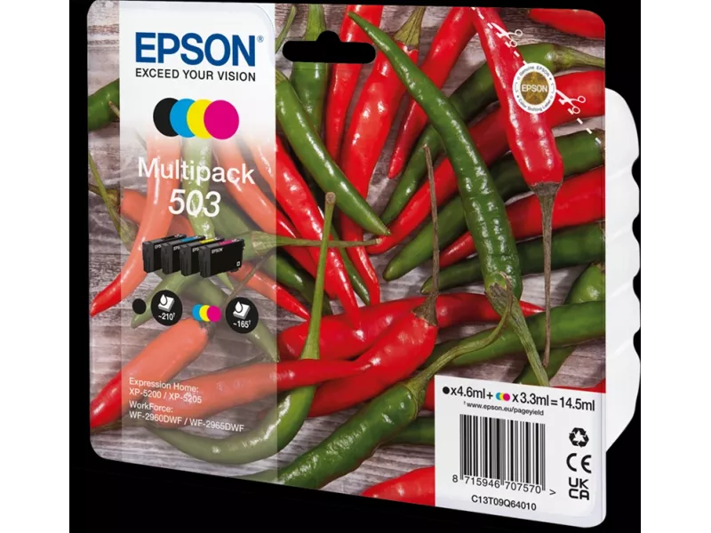 Multipack Cartucce Originali Epson T09Q640 503 (Nero e Colori Conf. 4)
