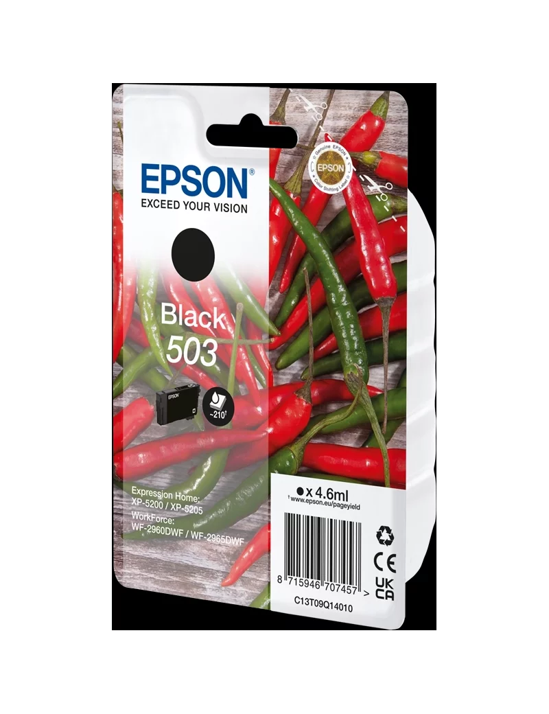 Cartuccia Originale Epson T09Q140 503 (Nero 210 pagine) Cartuccia Originale Epson T09Q140 503 (Nero 210 pagine)