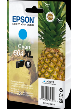Cartuccia Originale Epson T10H240 604XL (Ciano 350 pagine)