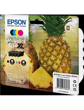 Multipack Cartucce Originali Epson T10H640 604XL (Nero e Colori XL Conf. 4)