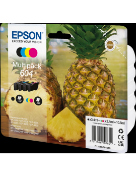 Multipack Cartucce Originali Epson T10G640 604 (Nero e Colori Conf. 4)