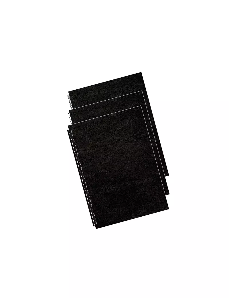 Copertine in Cartoncino per Rilegatura Fellowes - A4 Goffrata Similpelle - 5370405 (Nero Conf. 100) Copertine in Cartoncino per Rilegatura Fellowes - A4 Goffrata Similpelle - 5370405 (Nero Conf. 100)