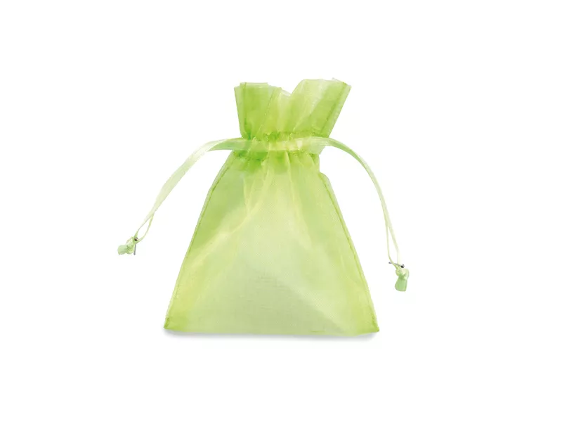 Sacchetto in Organza Milly PNP - 12,5x17 cm - U-L550DLL03VVM (Verde Mela Conf. 20)