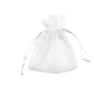 Sacchetto in Organza Milly PNP - 12,5x17 cm - U-L550DLL03VBI (Bianco Conf. 20)