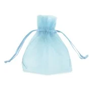 Sacchetto in Organza Milly PNP - 12,5x17 cm - U-L550DLL03VBI (Celeste Conf. 20)