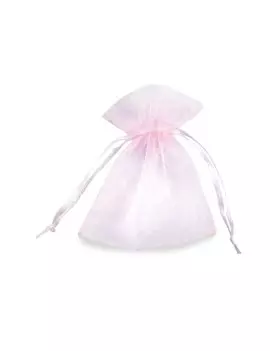 Sacchetto in Organza Milly PNP - 12,5x17 cm - U-L550DLL03VRA (Rosa Conf. 20)