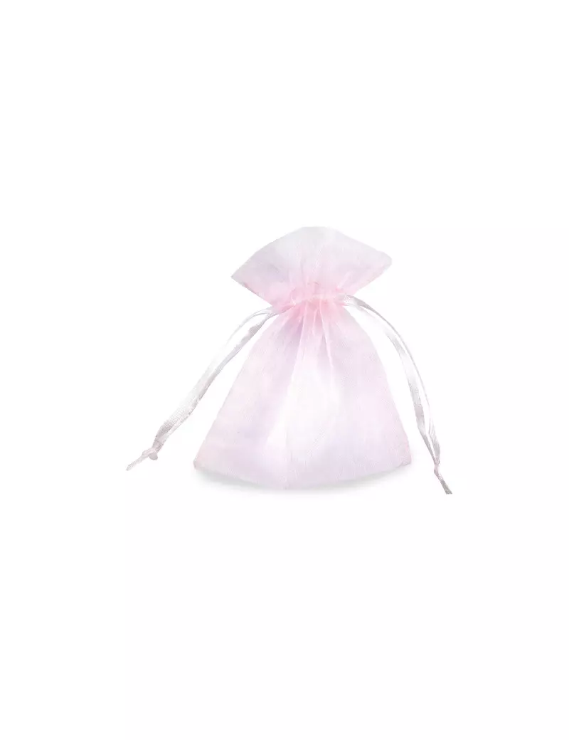 Sacchetto in Organza Milly PNP - 12,5x17 cm - U-L550DLL03VRA (Rosa Conf. 20)