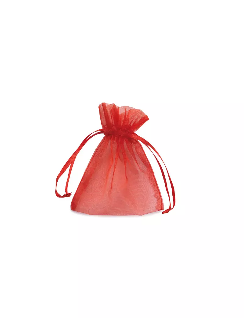 Sacchetto in Organza Milly PNP - 12,5x17 cm - U-L550DLL03VRO (Rosso Conf. 20)