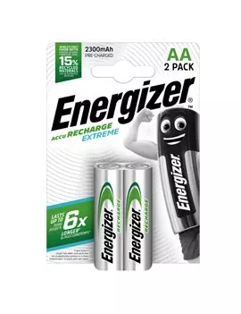 Pile Ricaricabili Extreme Energizer - Stilo AA - E300849500 (Conf. 2)