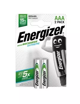 Pile Ricaricabili Extreme Energizer - Ministilo AAA - E300849300 (Conf. 2)