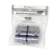 Blister in Plastica per Monete Holenbecky - 2 Centesimi - 50 Monete - 8001/20 (Grigio Conf. 20)
