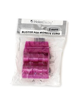 Blister in Plastica per Monete Holenbecky - 2 Euro - 25 Monete - 8007/20 (Viola Conf. 20)