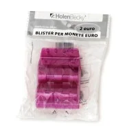 Blister in Plastica per Monete Holenbecky - 2 Euro - 25 Monete - 8007/20 (Viola Conf. 20)