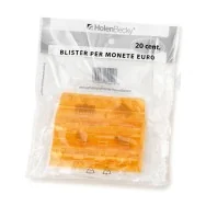 Blister in Plastica per Monete Holenbecky - 20 Centesimi - 40 Monete - 8004/20 (Arancione Conf. 20)