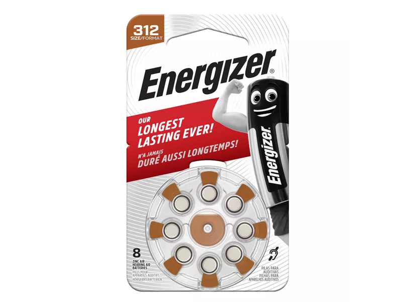 Pila Specialistica per Apparecchi Acustici 312 Zinc Air Energizer - E301431800 (Conf. 8) Pila Specialistica per Apparecchi Acustici 312 Zinc Air Energizer - E301431800 (Conf. 8)
