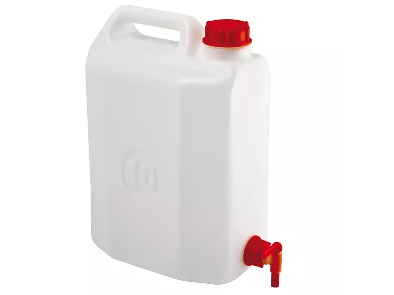 Tanica con Rubinetto Mobil Plastic - 20 Litri - 73/20N (Bianco)