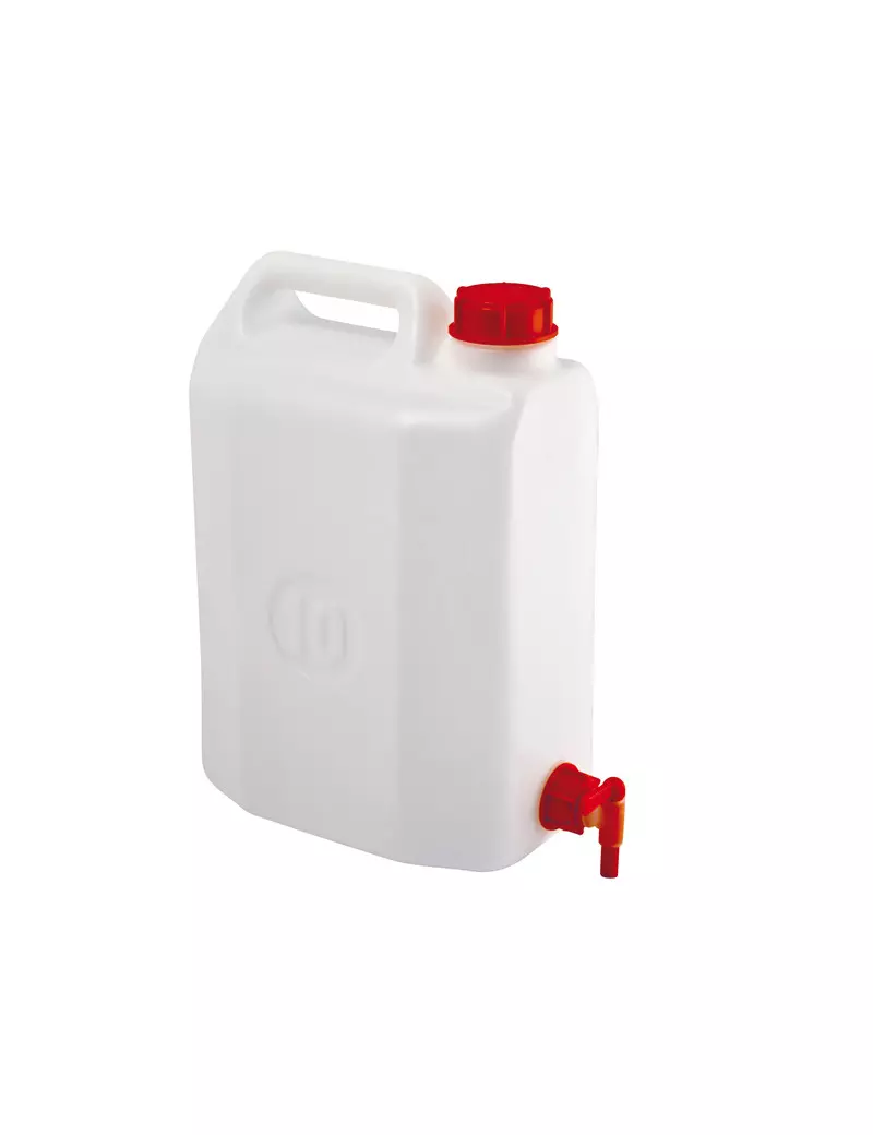 Tanica con Rubinetto Mobil Plastic - 20 Litri - 73/20N (Bianco)