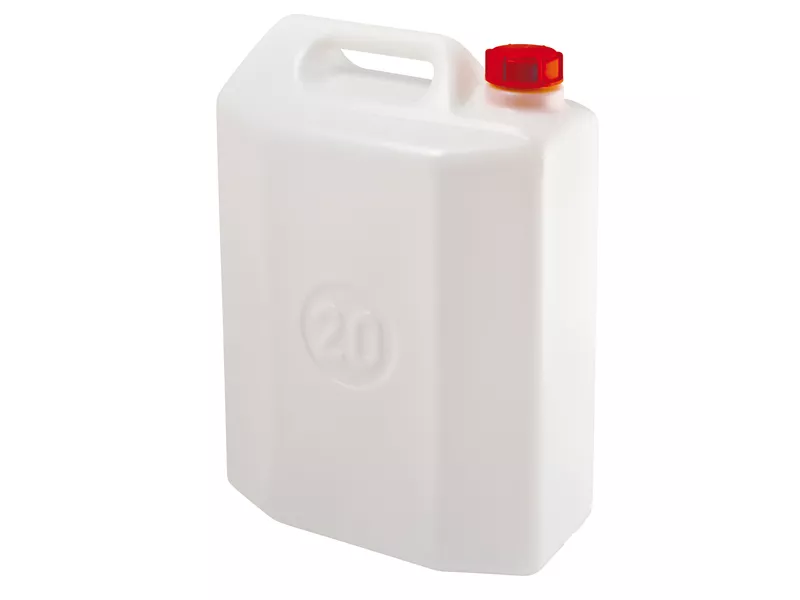 Tanica Standard Mobil Plastic - 20 Litri - 125/20N (Bianco)