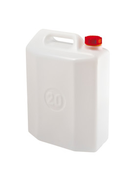 Tanica Standard Mobil Plastic - 20 Litri - 125/20N (Bianco)