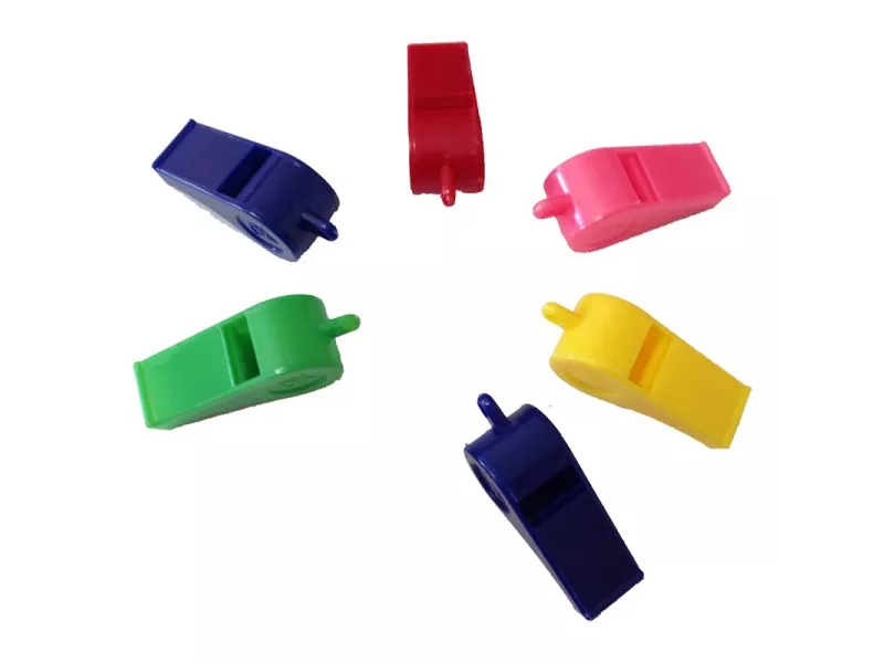 Fischietto in Plastica senza Laccetto (Assortiti)