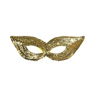 Mascherina in Paillettes (Oro)