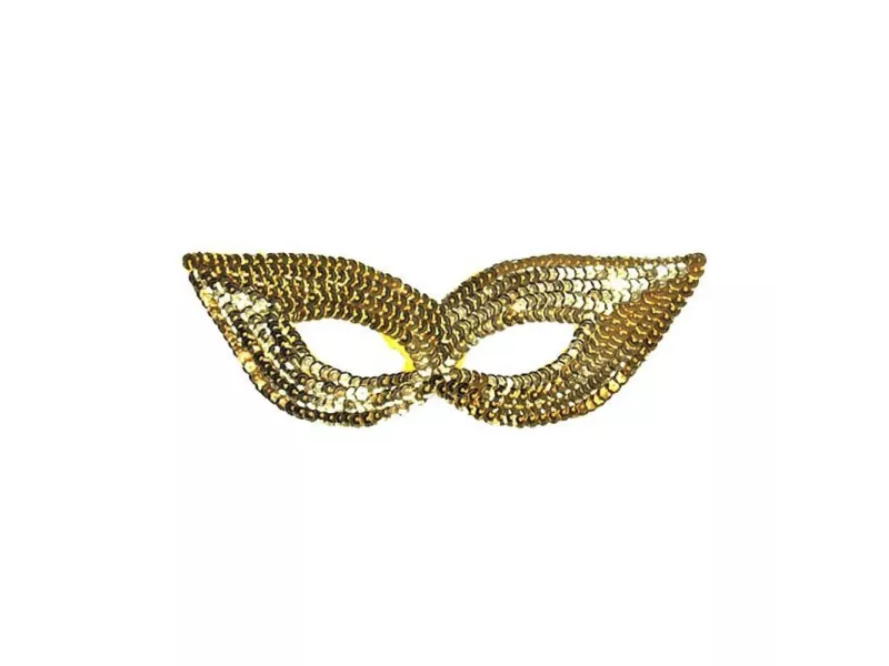 Mascherina in Paillettes (Oro)