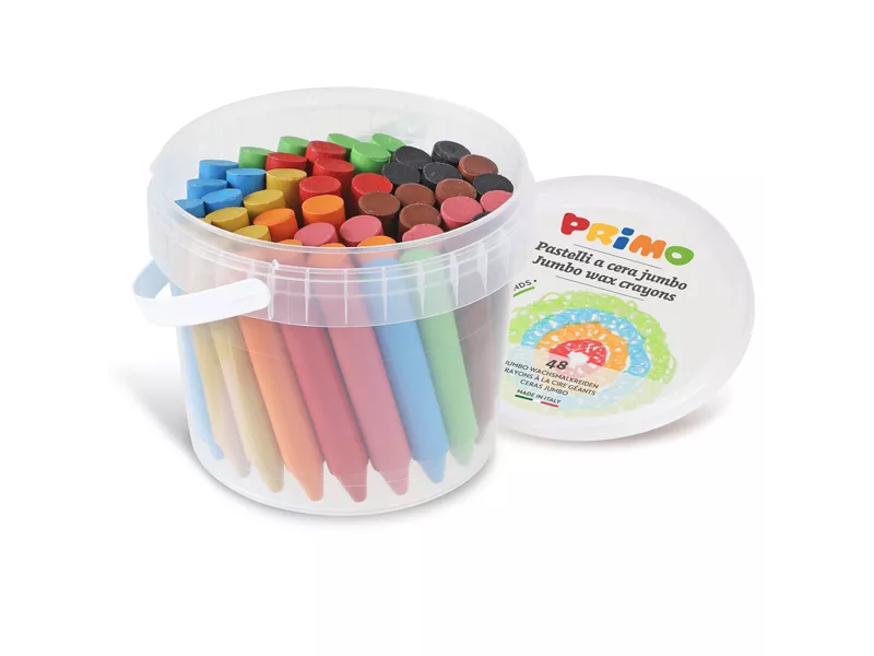 Pastelli a Cera Jumbo Primo Morocolor - 8,5 mm - 0602PC48J (Assortiti Conf. 48) Pastelli a Cera Jumbo Primo Morocolor - 8,5 mm - 0602PC48J (Assortiti Conf. 48)