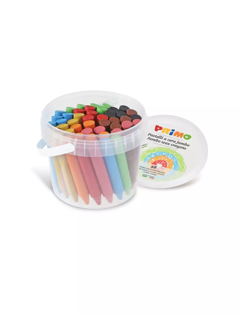 Pastelli a Cera Jumbo Primo Morocolor - 8,5 mm - 0602PC48J (Assortiti Conf. 48) Pastelli a Cera Jumbo Primo Morocolor - 8,5 mm - 0602PC48J (Assortiti Conf. 48)