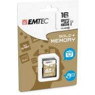 SD Memory Card Emtec - SDHC Class 10 Gold Plus - 16 GB - EMTS16GHC10GP