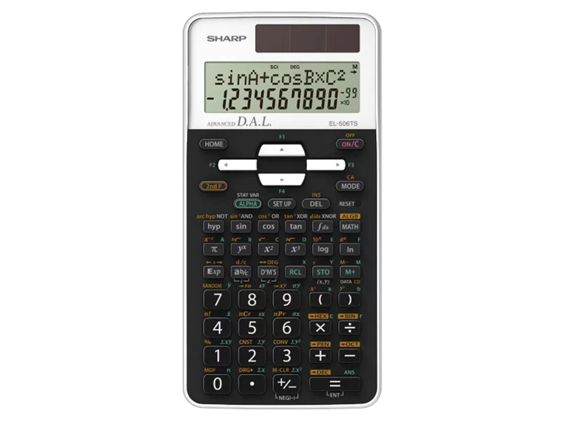 Calcolatrice Scientifica EL-506TSB Sharp - EL-506TSB-WH (Bianco) Calcolatrice Scientifica EL-506TSB Sharp - EL-506TSB-WH (Bianco)