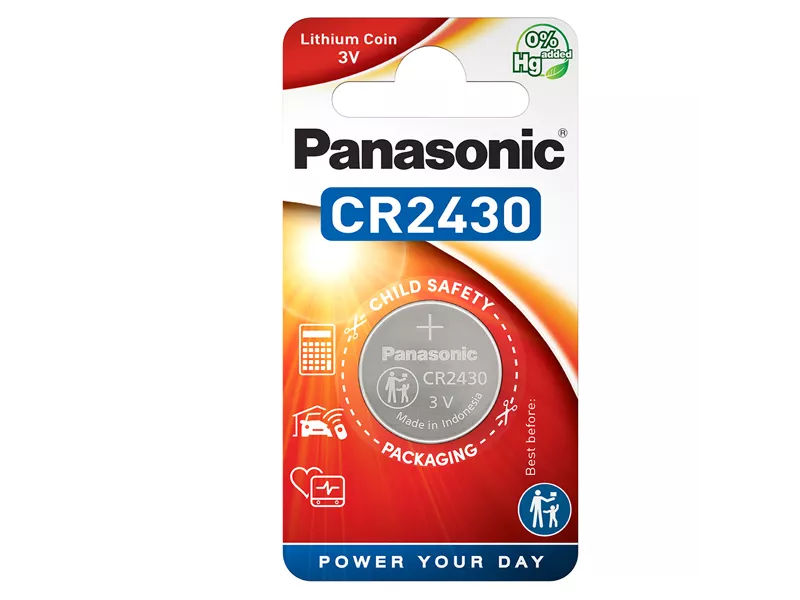 Pila Specialistica Panasonic - CR2430 - 3 V - C302430
