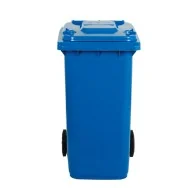 Bidone Carrellato per Raccolta Differenziata Mobil Plastic - 58x73x107 cm - 240 Litri - 1/240/5-BLB (Blu)