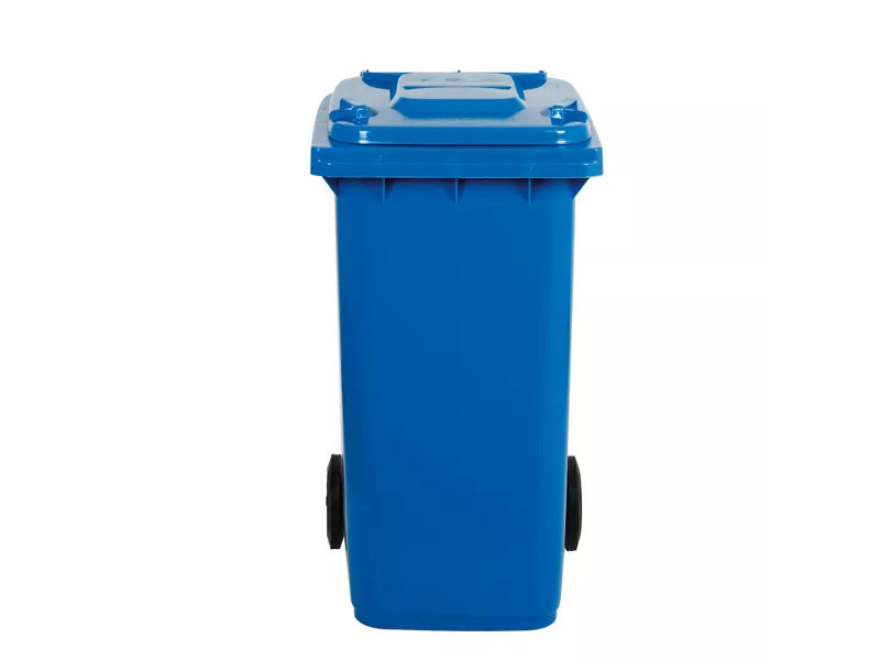 Bidone Carrellato per Raccolta Differenziata Mobil Plastic - 58x73x107 cm - 240 Litri - 1/240/5-BLB (Blu)