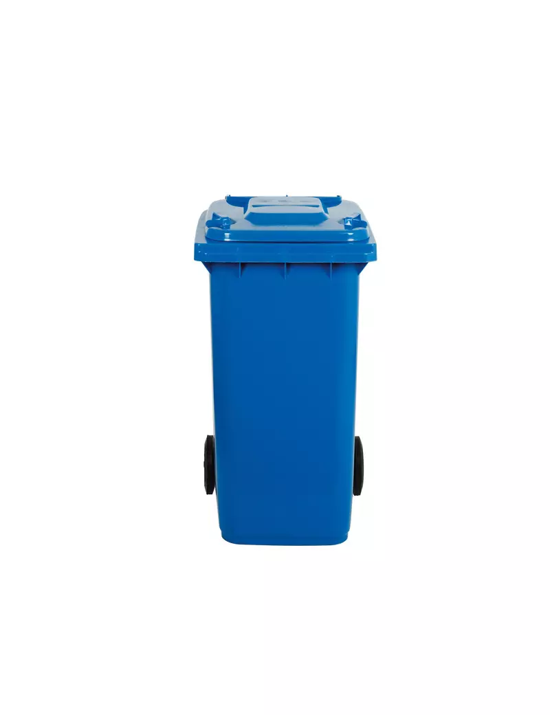 Bidone Carrellato per Raccolta Differenziata Mobil Plastic - 58x73x107 cm - 240 Litri - 1/240/5-BLB (Blu)