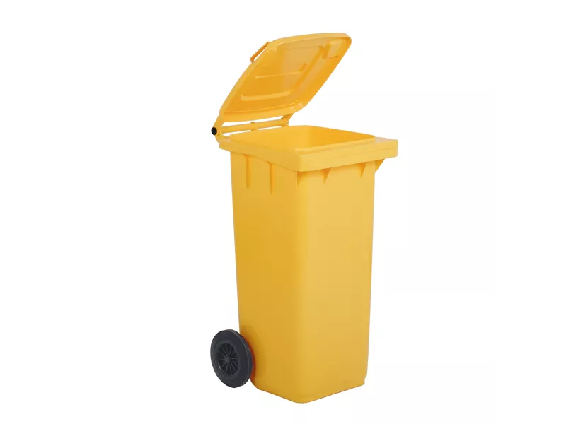 Bidone Carrellato per Raccolta Differenziata Mobil Plastic - 58x73x107 cm - 240 Litri - 1/240/5-GIA (Giallo) Bidone Carrellato per Raccolta Differenziata Mobil Plastic - 58x73x107 cm - 240 Litri - 1/240/5-GIA (Giallo)