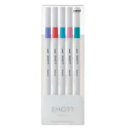 Fineliner Emott Uni-Ball - 0,4 mm - M-PEM-SY-5C5 (Assortiti Candy Pop Conf. 5)