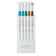 Fineliner Emott Uni-Ball - 0,4 mm - M-PEM-SY-5C4 (Assortiti Island Conf. 5)