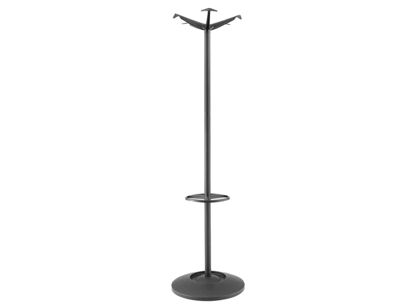 Appendiabiti da Terra con Portaombrelli Stelov Unisit - 5+5 Posti - 173 cm - APUST/N (Nero)