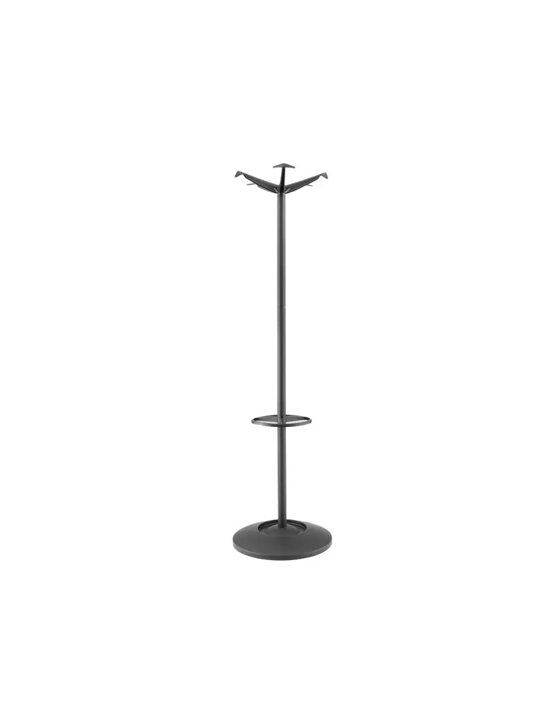 Appendiabiti da Terra con Portaombrelli Stelov Unisit - 5+5 Posti - 173 cm - APUST/N (Nero) Appendiabiti da Terra con Portaombrelli Stelov Unisit - 5+5 Posti - 173 cm - APUST/N (Nero)