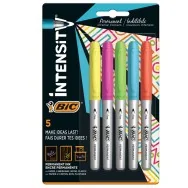 Marcatore Permanente Intensity Bic - Punta Tonda - Fine - 503927 (Assortiti Rainbow Conf. 5)