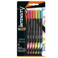 Fineliner Intensity Bic - 0,4 mm - 503926 (Assortiti Rainbow Conf. 6)