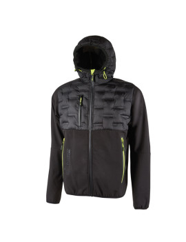 Giacca da Lavoro Ibrida Idrorepellente Spock U-Power - Taglia L - FU213BC-L (Nero e Giallo)