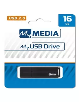 Pen Drive MyUsb Drive Verbatim - USB 2.0 - 16GB - 69261 (Nero)